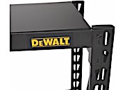 DEWALT 3-Shelf Industrial Storage Rack with Laminate Deck - 50”W x 18”D x 48”H, Black