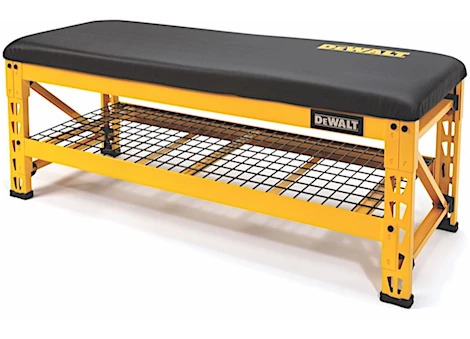 DEWALT 50" Garage Bench with Wire Grid Storage Shelf