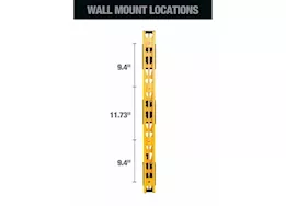 DEWALT 3-Piece Wall Mount Cantilever Rack