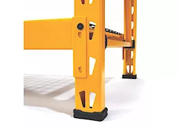 DEWALT 4-Shelf Industrial Storage Rack - 77”W x 24”D x 72”H, Yellow