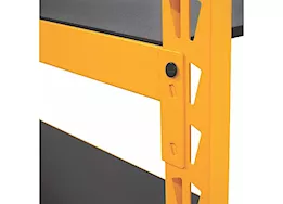 DEWALT 3-Shelf Industrial Storage Rack with Laminate Deck - 50”W x 18”D x 48”H, Yellow