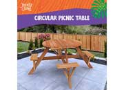 Escalade Sports Jack & june circular picnic table