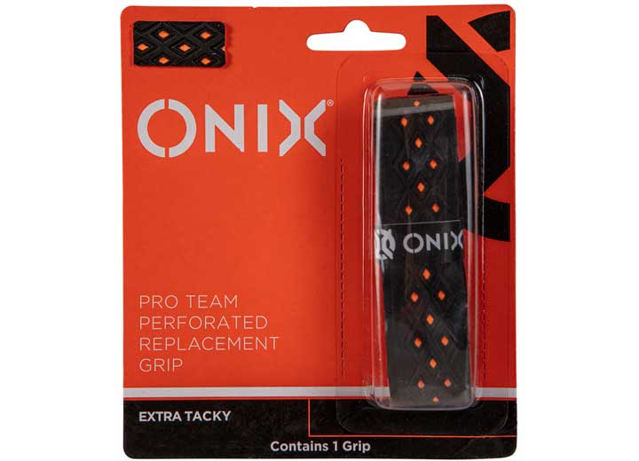 ONIX PRO TEAM PERFORATED REPLACEMENT GRIP FOR PICKLEBALL PADDLE - BLACK