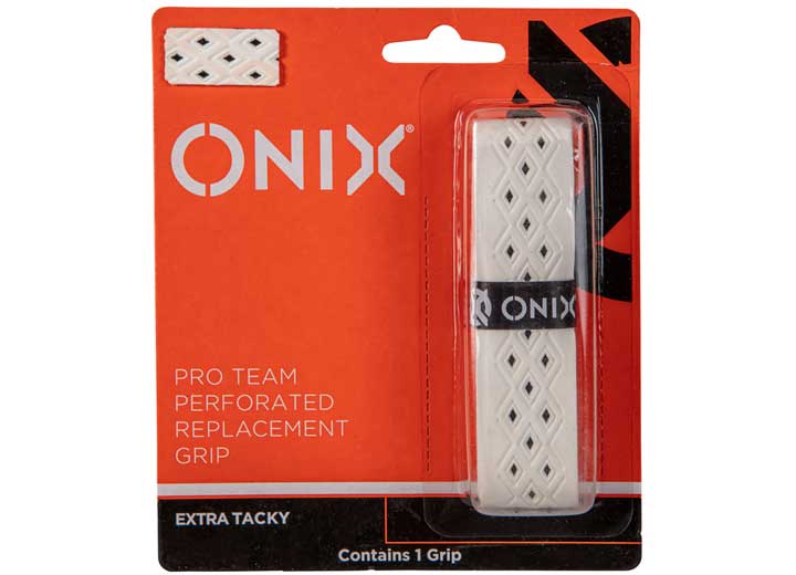 ONIX PRO TEAM PERFORATED REPLACEMENT GRIP FOR PICKLEBALL PADDLE - WHITE