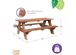 Escalade Sports Jack & june rectangular picnic table