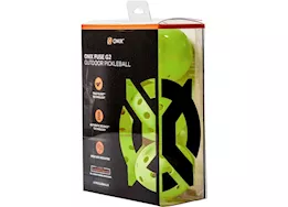 ONIX Fuse G2 Outdoor Pickleballs (6-Pack) - Neon Green