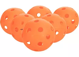 ONIX Fuse Indoor Pickleballs (6-Pack) - Orange