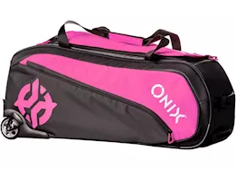 ONIX Pro Team Wheeled Duffle Bag - Pink/Black