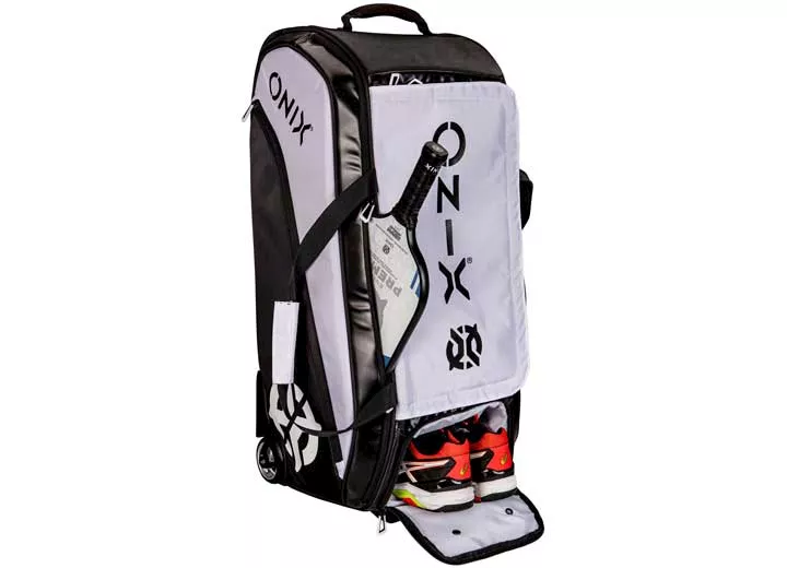 ONIX Pro Team Wheeled Duffle Bag - White/Black