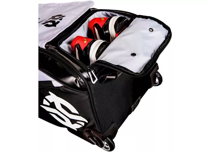 ONIX Pro Team Wheeled Duffle Bag - White/Black