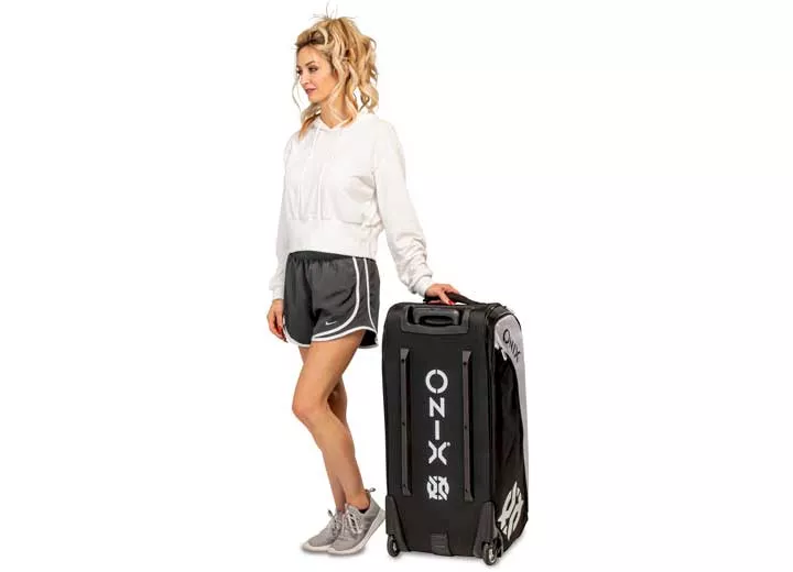 ONIX Pro Team Wheeled Duffle Bag - White/Black