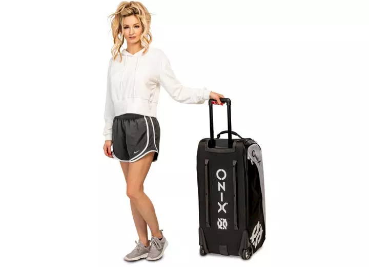 ONIX Pro Team Wheeled Duffle Bag - White/Black