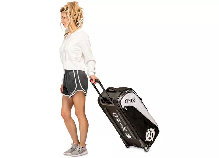 ONIX Pro Team Wheeled Duffle Bag - White/Black