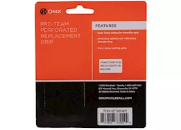 ONIX Pro Team Perforated Replacement Grip for Pickleball Paddle - Black