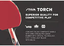 STIGA Torch Table Tennis Racket - Single