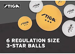 STIGA Performance 4-Player Table Tennis Set - (4) Rackets & (6) Balls