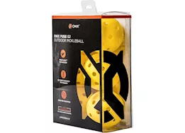 ONIX Fuse G2 Outdoor Pickleballs (6-Pack) - Yellow
