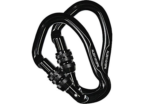 HUNTER SAFETY SYSTEMS RECON PRO ULTRALITE HI-STRENGTH ALUMINUM CARABINERS - PACK OF 2