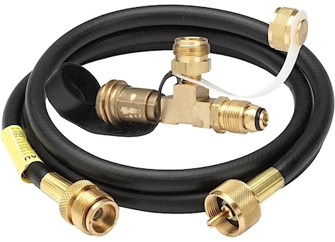 ENERCO STAY FLOW RV HOSE AND ADAPTER KIT CLAMSHELL