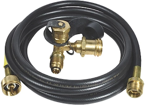 ENERCO STAY FLOW PLUS RV HOSE AND ADAPTER KIT CLAMSHELL