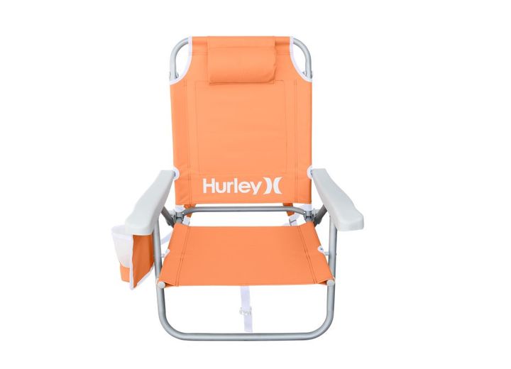 E-Z UP HURLEY DELUXE BACKPACK BEACH CHAIR – DELUXE PAPAYA