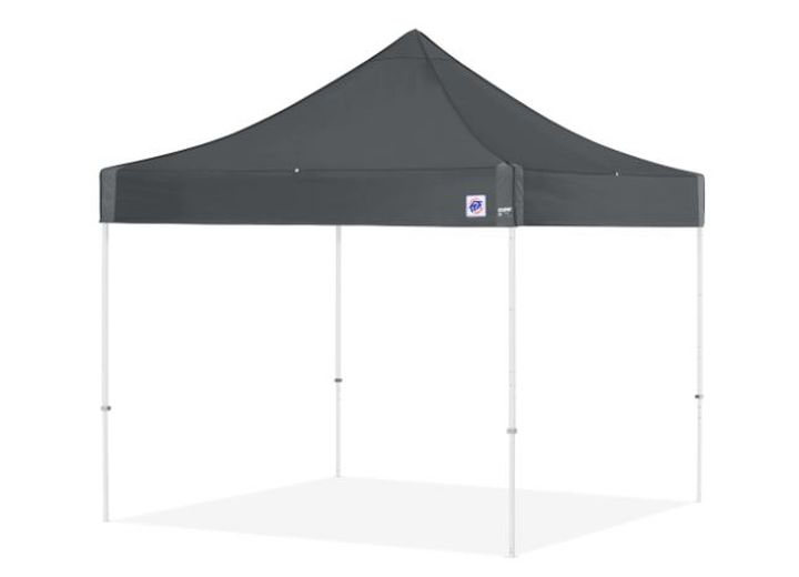 E-Z UP ECLIPSE 10' X 10' SHELTER – STEEL GRAY TOP / WHITE STEEL FRAME