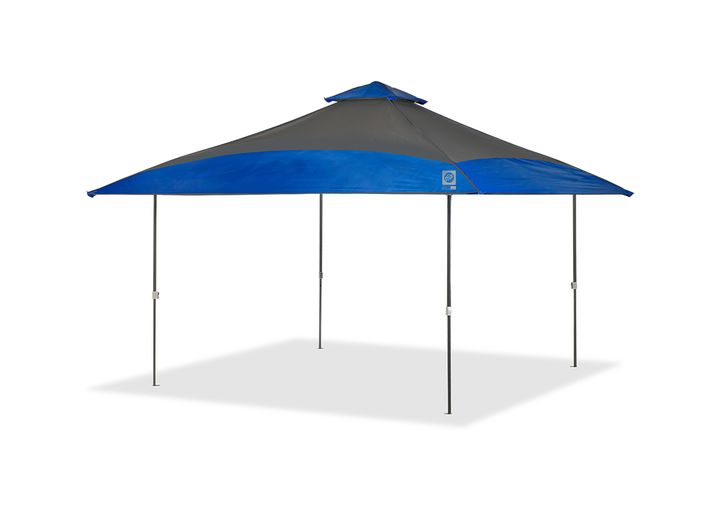 E-Z UP SPECTATOR INSTANT SHELTER CANOPY, 13FTX13FT W/169 SQFT SHADE, VENT ROOF, ROYAL BLUE DUAL TONE