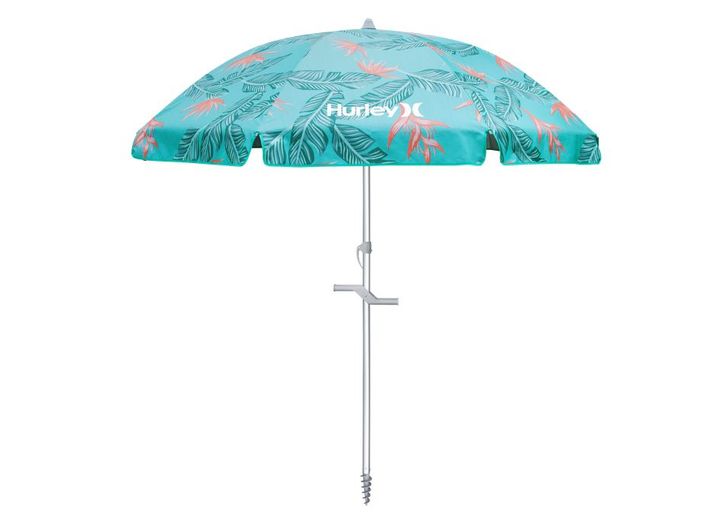 E-Z Up Hurley umbrella, 7ft, state beach aqua Main Image