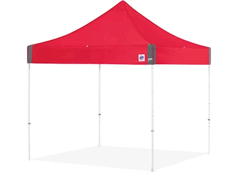 E-Z UP Eclipse 8' x 8' Shelter – Red Top / White Steel Frame Main Image
