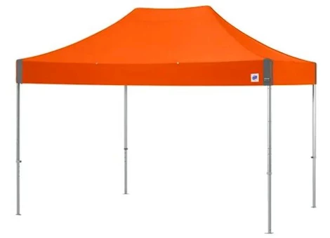E-Z UP Endeavor 10' x 15' Shelter – Steel Orange Top / Gray Aluminum Frame