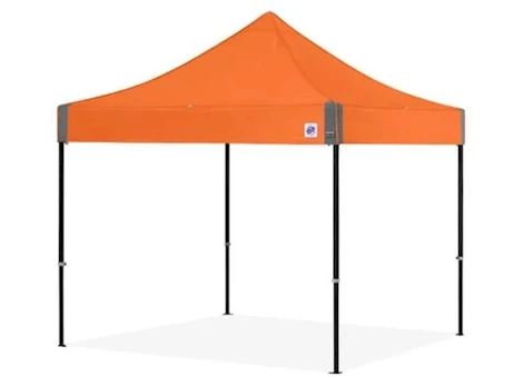 E-Z UP Endeavor 10' x 10' Shelter – Steel Orange Top / Black Aluminum Frame