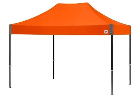 E-Z UP Endeavor 10' x 15' Shelter – Steel Orange Top / Black Aluminum Frame
