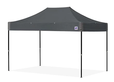 E-Z UP Speed Shelter 8' x 12' Shelter – Steel Gray Top / Black Steel Frame
