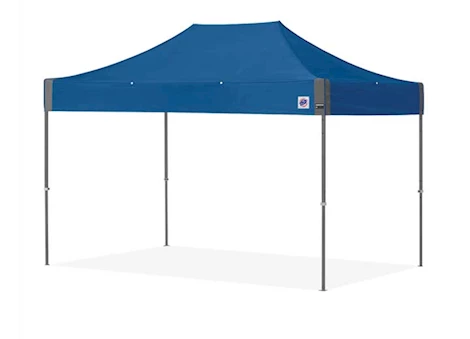 E-Z UP Speed Shelter 8' x 12' Shelter – Royal Blue Top / Gray Steel Frame