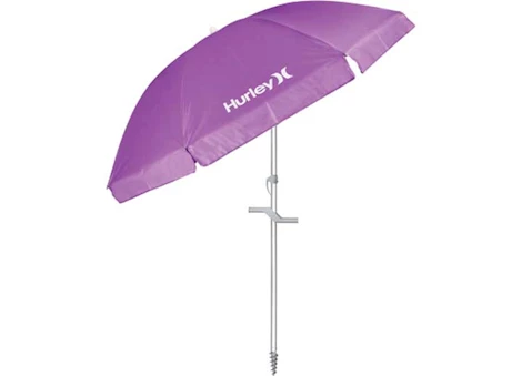 E-Z UP Hurley 8 ft. 2-Way Tilt Beach Umbrella – Violet Main Image