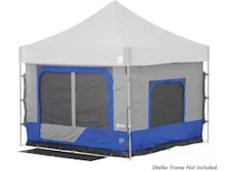 E-Z UP Camping Cube 6.4 for E-Z UP 10’x10’ Eclipse/Enterprise/Pyramid/Vantage Shelters – Royal Blue