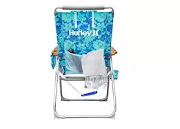 E-Z UP Hurley Hi-Boy Wood Arm Beach Chair – Unity Blue