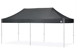 E-Z UP Eclipse 10' x 20' Shelter – Steel Gray Top / Gray Steel Frame