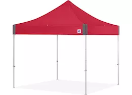 E-Z UP Endeavor 10' x 10' Shelter – Red Top / Gray Aluminum Frame