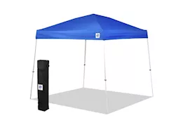 E-Z UP Sierra 10’ x 10’ Instant Shelter – Blue Top / White Steel Frame