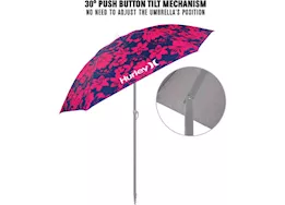 E-Z UP Hurley 7 ft. Tilt Beach Umbrella – Knockout Navy