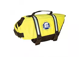 Paws Aboard Dog Life Jacket, Neon Yellow, Medium