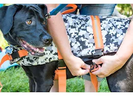 Fido Pet Products Xxs - orange camo neoprene dog life jacket