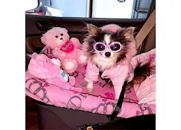 Fido Pet Products Fidorido pet car seat-pink diva fleece-medium harness