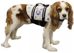 Paws Aboard Dog Life Jacket, Nautical, Small