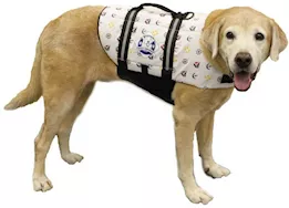 Paws Aboard Dog Life Jacket, Nautical, Large