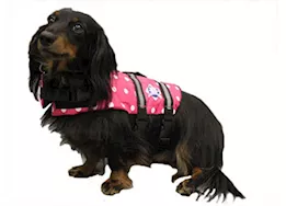 Fido Pet Products Xs - pink polka dot nylon dog life jacket