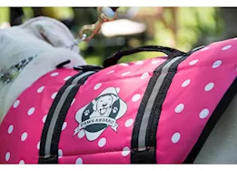 Fido Pet Products Xs - pink polka dot nylon dog life jacket
