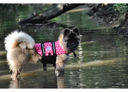Fido Pet Products S - pink polka dot nylon dog life jacket