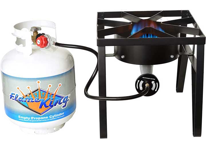 Flame King 200k btu heavy duty single burner propane stove